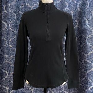 Ralph Lauren Women's Midnight Black Half-Zip Sweatshirt